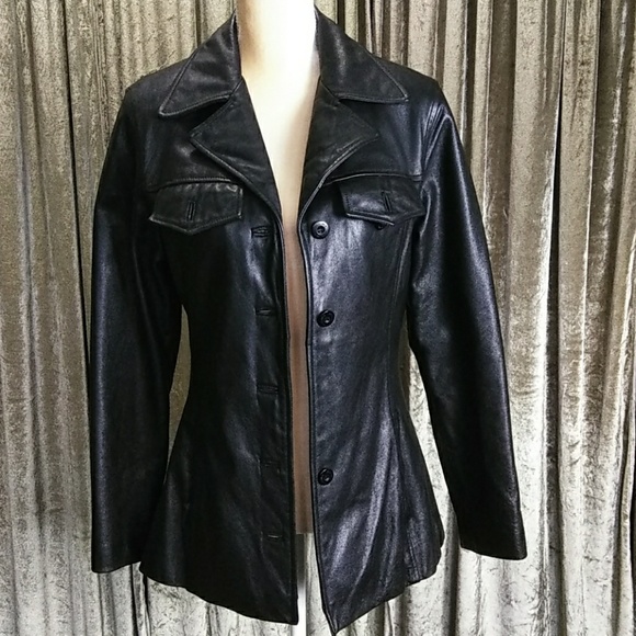 Wilsons Leather Jackets & Blazers - Wilson's Leather Black Maxima Jacket